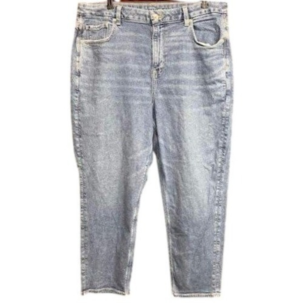 American Eagle High Rise Light Wash Denim Casual Everyday Blue‎
